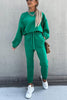 Solid Loose Hoodie Jogger Sets