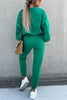 Solid Loose Hoodie Jogger Sets