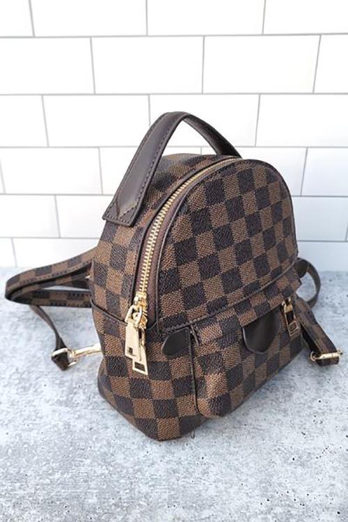 LUXX Checkered mini backpack