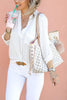 Check Tote Handbag with Clutch Wallet