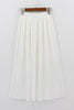 Metallic Pleated Maxi Skirts