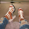 Lydiashoes Platform Open Toe Heels
