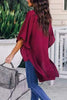 Lilipretty V-neck Loose Raglan Top