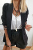 Kerry Leopard Print Cuffs Lapel Pocket Relaxed Blazer