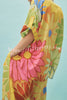 Savina Colorful Floral Print Button Down Oversized Blouse