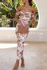Beauty of Her Floral Ruched Mesh Overlay Off Shoulder Maxi Dress