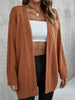 Loose Solid Color Irregular Knitted Sweater Coat