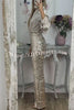 Glitzy Glamour Sequin High Rise Elastic Waist Wide Leg Pants