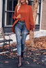 Round Neck Long Sleeve Fake Two Piece Shirt