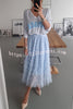 My Darling Dear Tulle Elastic Waist Tiered Midi Skirt