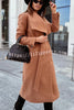 Lilipretty Always A Classic Lapel Belted Midi Coat