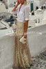 Isley Cotton Linen Blend Pocketed Long Sleeve Relaxed Blouse