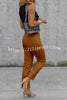 Believe In Me Lace Up High Rise Slim Fit Pants