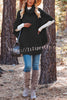 Beside The Fire Cable Poncho Sweater