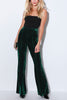 Cheerful Velvet Seam Flares Pants
