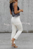 Believe In Me Lace Up High Rise Slim Fit Pants