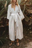 Roomy linen Kimono With Belt