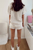 Ruffles Blouse Shorts Set
