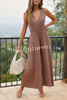 Daphne Pocketed Elastic Waist Wide Leg Jumpsuit