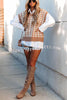 Beauty Brains Houndstooth Knit Sweater Vest