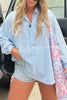 Keep It Cozy and Cute Textured Button Front Pocket Relaxed Pullover