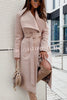 Lilipretty Always A Classic Lapel Belted Midi Coat