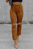 Believe In Me Lace Up High Rise Slim Fit Pants