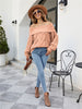 Sexy Knitted Pullover Loose Off-the-shoulder Sweater
