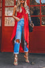 Slit Swallow Tail Top