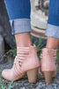 Roman Cross Style Strap Boots
