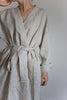 Roomy linen Kimono With Belt
