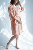 Roomy linen Kimono With Belt