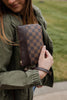 Check Tote Handbag with Clutch Wallet