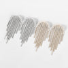 Shining rhinestone fringe earings