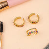Double layer split ring