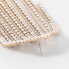 Shining rhinestone fringe earings
