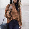 Sequins crew neck long sleeve baggy shirt