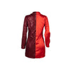 Chic red joint sequin suit jacket