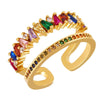 Double layer split ring