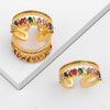Double layer split ring