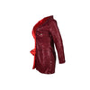 Chic red joint sequin suit jacket