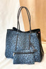 Leopard Striped Neoprene Tote