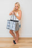 Leopard Striped Neoprene Tote