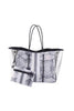 Leopard Striped Neoprene Tote