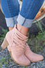 Roman Cross Style Strap Boots