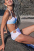 Gradient Pearl High Waist Bikini Set