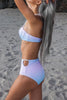 Gradient Pearl High Waist Bikini Set