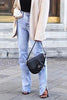High Waist Ripped Slit Jeans