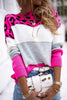 Leopard Color Block Sweater
