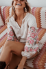 Embroidery Tassels Puff Sleeve Mini Dress